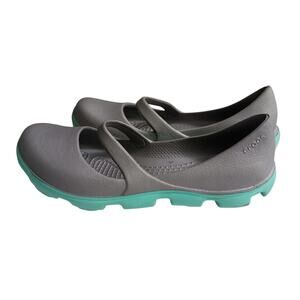 Crocs Duet Sport Mary Jane Slip On Flats W6